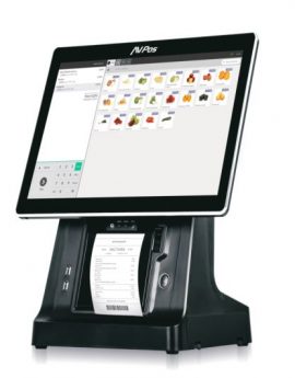 TPV AVPos K6000 15' Tactil Intel Core i5 8GB 128GB SSD VGA HDMI Negro - Impresora integrada