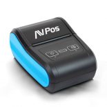 AVPos MP580R Impresora termica Tickets 58mm Portátil 90 mm/s Bluetooth USB-C Negro/Azul