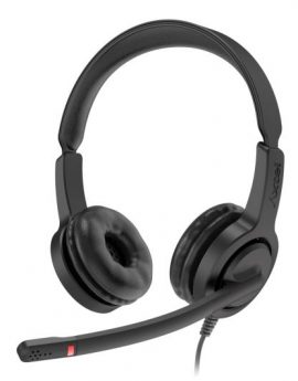 Axtel VOICE UC28 stereo USB-A Auriculares Alámbrico Diadema Oficina/Centro de llamadas USB-A Negro