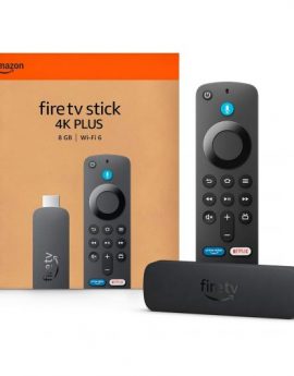 Amazon Fire TV Stick 4K Plus (2ª generación) Negro / Compatible con Wi-fi 6, Dolby Vision, Dolby Atmos y HDR10+