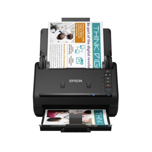 Escaner sobremesa Epson Workforce ES-500WII A4/ 35ppm/ autoduplex/ alimentador automatico