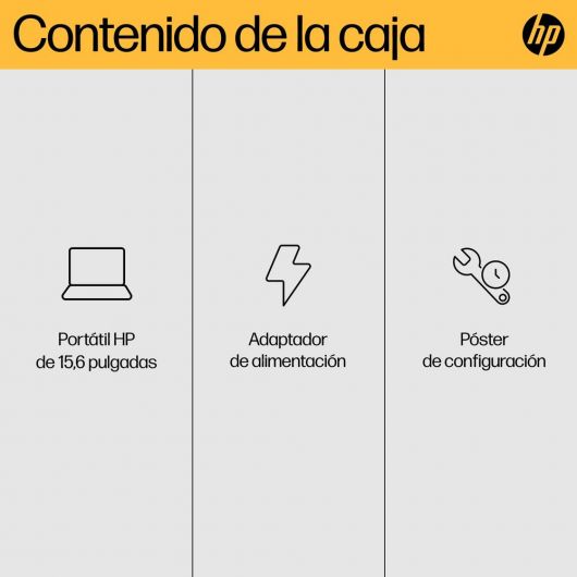 HP 15-fc0119ns AMD Ryzen 5 7520U/ 15 HP 15-fc0119ns AMD Ryzen 5 7520U/ 15.6’ FullHD/ 8GB/ 512GB SSD/ Windows 11 Home Azul Lunar