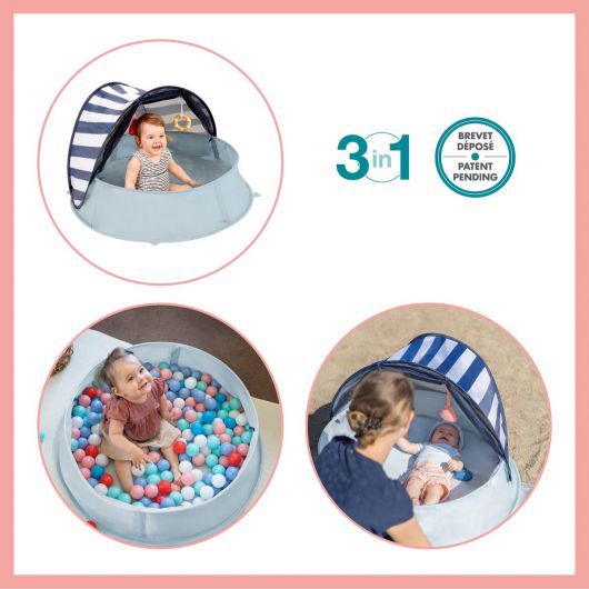 Alfombra de juego Babymoov Aquani Multiusos 3 en 1 - zona de juego/ cuna de viaje/ piscina 4 Alfombra de juego Babymoov Aquani Multiusos 3 en 1 - zona de juego/ cuna de viaje/ piscina
