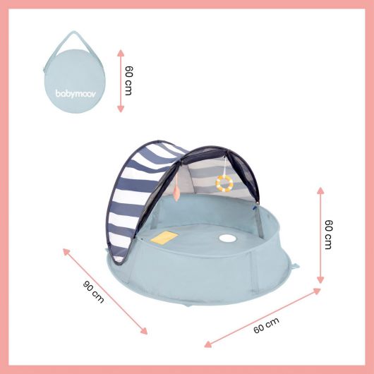 Alfombra de juego Babymoov Aquani Multiusos 3 en 1 - zona de juego/ cuna de viaje/ piscina 8 Alfombra de juego Babymoov Aquani Multiusos 3 en 1 - zona de juego/ cuna de viaje/ piscina