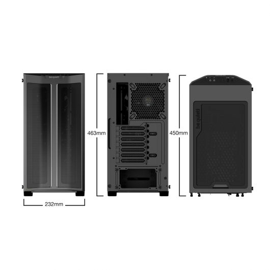 Be quiet! PURE BASE 500 FX Black Midi Tower Negro 2 Be quiet! PURE BASE 500 FX Black Midi Tower Negro