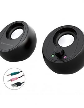 Conceptronic BJORN01B altavoz de 2 vías Inalámbrico y alámbrico 10W Negro