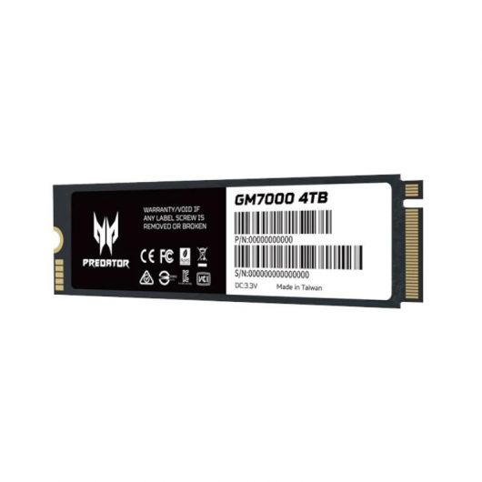 ACER PREDATOR SSD GM-7000 4TB PCIe NVMe Gen4 2 ACER PREDATOR SSD GM-7000 4TB PCIe NVMe Gen4