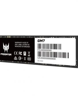 Acer Predator GM7 2TB Disco SSD 7400MB/S NVMe PCIe 4.0 M.2 Gen4