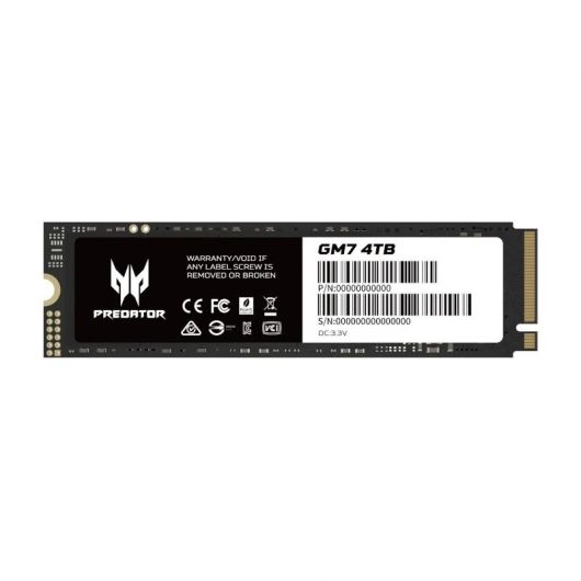 ACER PREDATOR SSD GM7 4TB M.2 NVMe PCIe Gen 4x4