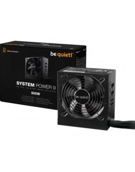 Be Quiet! System Power 9 | 500W cm Fuente de alimentación 20+4 pin ATX Negro