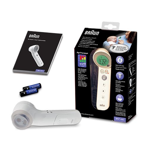 Braun BNT400 Termometro Teledetección Frente Blanco 4 Braun BNT400 Termometro Teledetección Frente Blanco