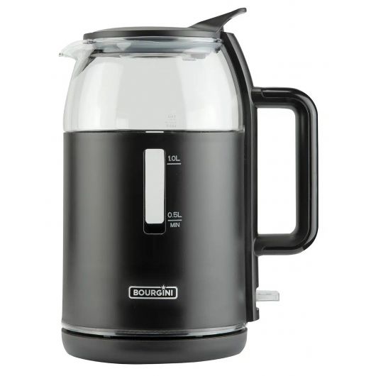 Bourgini Tetera eléctrica 1.5L Negro