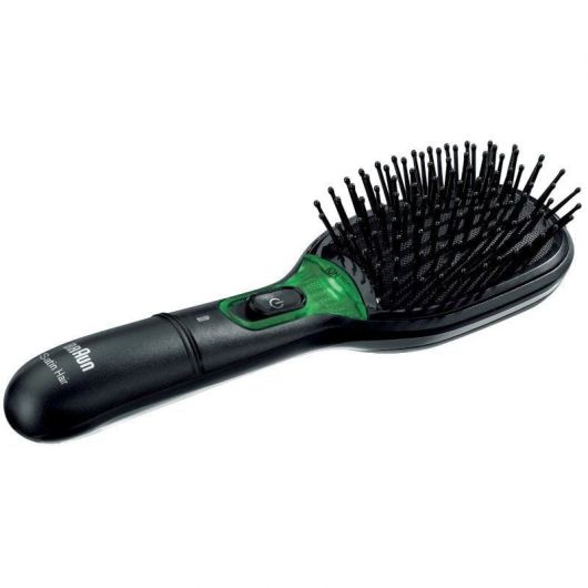 Cepillo Alisador para el Pelo Braun Satin Hair 7 Iontec BR710E/ Iónico/ Negro y Verde