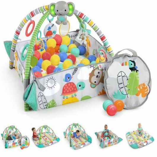 Gimnasio de actividades Bright Starts Totally Tropical 5 en 1
