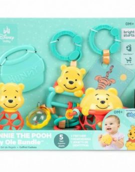Set juguetes Siily Ole Bundle Disney Baby Winnie The Pooh - Pack 5 juguetes para recién nacidos y bebés