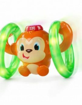Bright Starts Little Roll & Glow Monkey Juguete Musical para gatear
