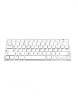 Bluestork BS-KB-MICRO/BT/SP Teclado Bluetooth Plata/Blanco