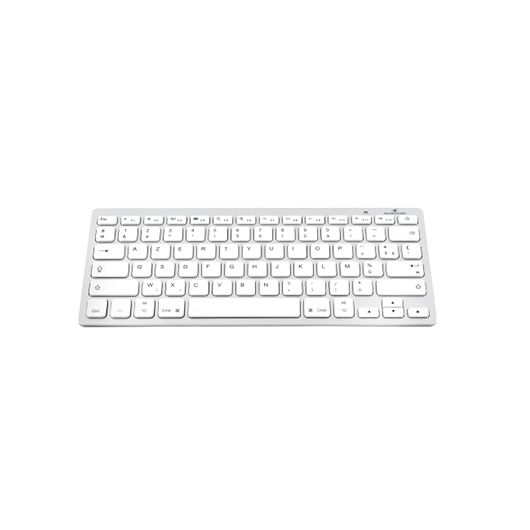 Bluestork BS-KB-MICRO/BT/SP Teclado Bluetooth Plata/Blanco