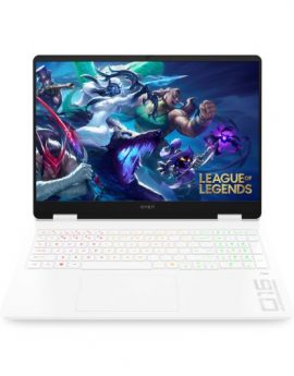 Portatil HP Omen 16-AM0045NS Intel Core i9-14900HX 32GB 1TB SSD RTX5060 16' sin S.O. Blanco Cerámica