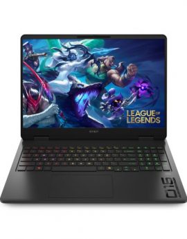 Portatil HP Omen 16-AP0025NS AMD Ryzen AI 9-365 32GB 1TB SSD RTX5070 16' FHD sin S.O. Negro
