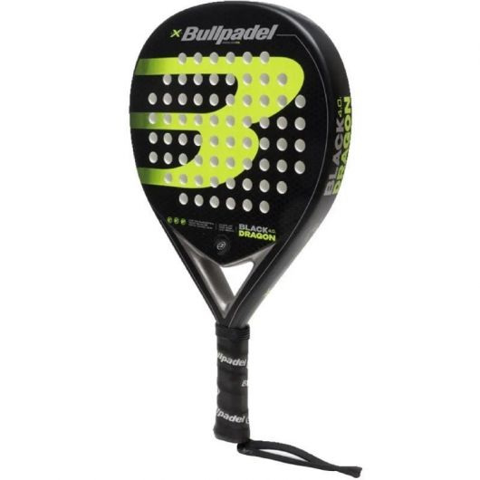 Pala de Pádel Bullpadel Black Dragon 4 Pala de Pádel Bullpadel Black Dragon 4.0/ Negro y Verde