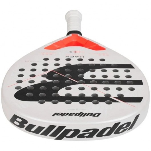 Pala de Pádel Bullpadel Hack Advance 2026/ Blanca 4 Pala de Pádel Bullpadel Hack Advance 2026/ Blanca