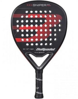 Pala de Pádel Bullpadel Sniper 2.0 Power 2026/ Negra y Roja