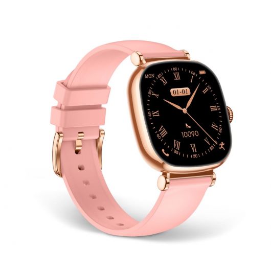 Ksix Iria Rosa / Smartwatch 1 Ksix Iria Rosa / Smartwatch 1.7'/ 2 Correas (metal + Silicona)