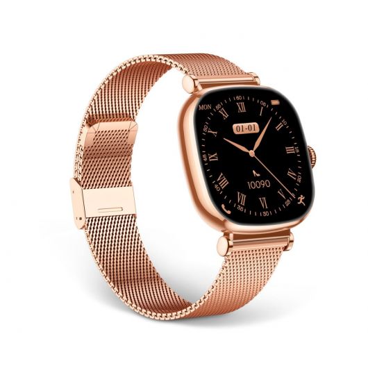 Ksix Iria Rosa / Smartwatch 1 Ksix Iria Rosa / Smartwatch 1.7'/ 2 Correas (metal + Silicona)