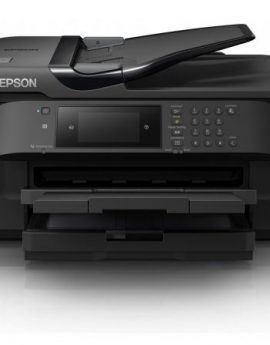 Multifunción epson wifi con fax workforce wf-7710dwf - a3+ - 32/20 ppm - duplex - escáner 1200x2400ppp - adf - pantalla táctil