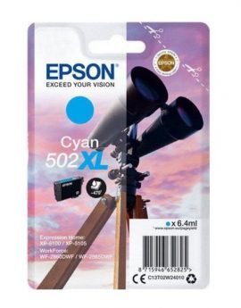 Cartucho de Tinta Original Epson nº502 XL Alta Capacidad/ Cian