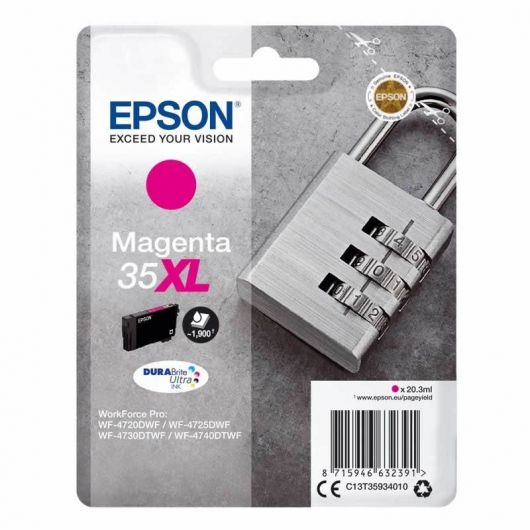 Cartucho de Tinta Original Epson nº35 XL Alta Capacidad/ Magenta