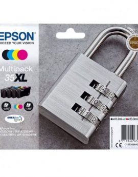 Cartucho de Tinta Original Epson nº35 XL Alta Capacidad Multipack/ Negro/ Cian/ Amarillo/ Magenta
