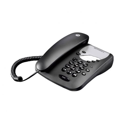 Motorola CT1 Teléfono Fijo con Marcación Directa Negro