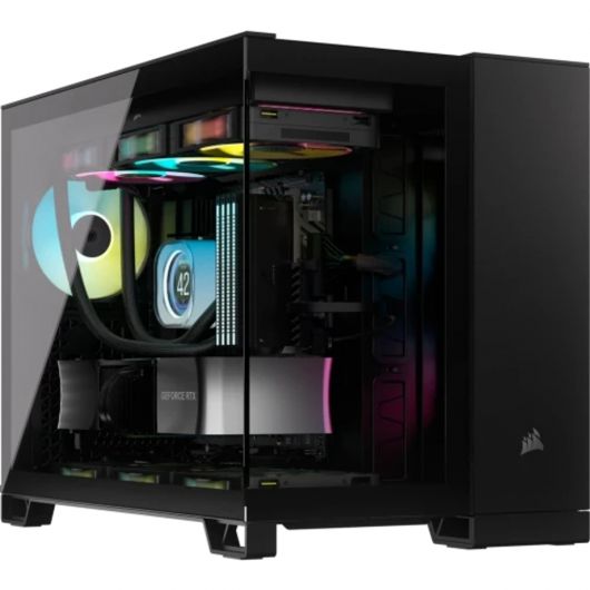 Caja Corsair 2500D AIRFLOW Dual CHAMBER M-ATX Negra CC-9011263-WW