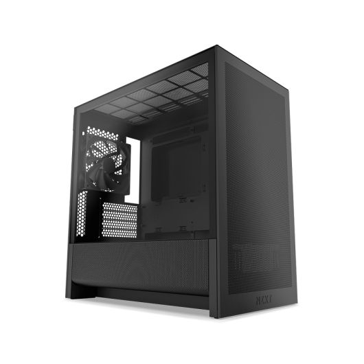 Caja NZXT H3 Flow 2025 micro-ATX Midi Tower Negro