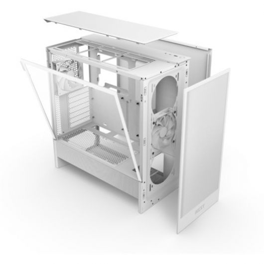 Caja NZXT H5 Flow (2024) White CC-H52FW-01
