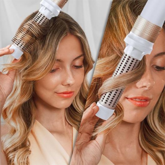 Cecotec Bamba CeramicCare 14in1 AirGlam Champagne Moldeador de Pelo con Tecnología Coanda 1400W 12 Cecotec Bamba CeramicCare 14in1 AirGlam Champagne Moldeador de Pelo con Tecnología Coanda 1400W