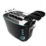 Cecotec Toast&Taste Double B Tostador 2 Rebanadas con Elevación de Panecillos y Descongela Negro