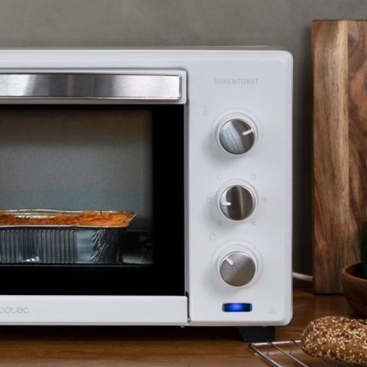 Horno de Sobremesa Cecotec Bake and Toast 2800/ 1600W/ Capacidad 28L/ Blanco 5 Horno de Sobremesa Cecotec Bake and Toast 2800/ 1600W/ Capacidad 28L/ Blanco