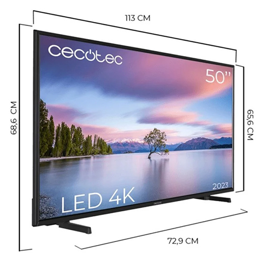 Cecotec A Series ALU00050 50' LED UltraHD 4K HDR10 SmartTV