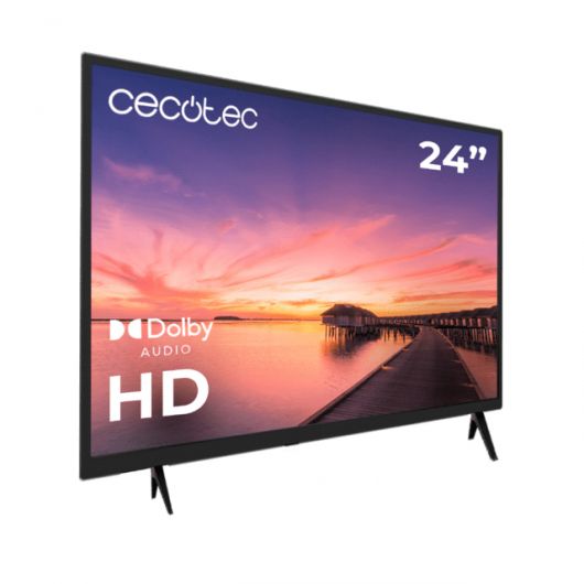 Cecotec 02610 Televisor 24’ LED HD Negro 2 Cecotec 02610 Televisor 24’ LED HD Negro