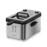 Cecotec CleanFry Infinity 3000 Full Inox - Freidora 3L 2400W Negro/Acero inoxidable