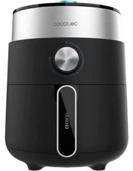 Freidora por Aire / Sin Aceite Cecotec Cecofry Essential Rapid Dark/ 1200W/ Capacidad 2.5L