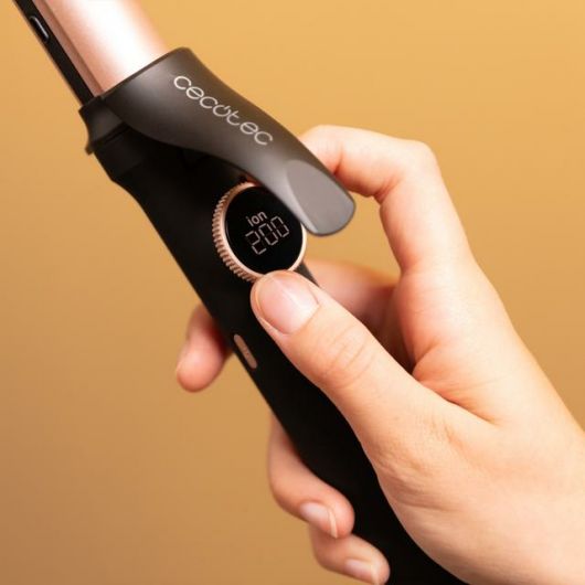 Cecotec Bamba SurfCare Curly Sphere - Rizador de Pelo Cerámica y Turmalina Negro/Rosa 5 Cecotec Bamba SurfCare Curly Sphere - Rizador de Pelo Cerámica y Turmalina Negro/Rosa