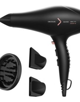 Cecotec IoniCare 5350 PowerShine Fire - Secador de Pelo 2600W Negro/Rosa