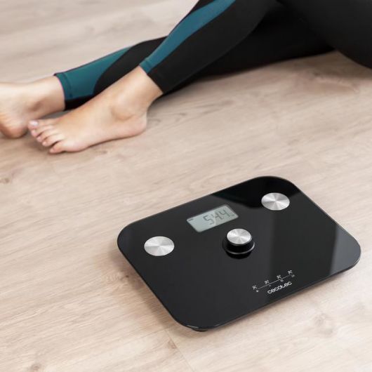 Cecotec Surface Precision EcoPower 10100 Full Healthy Black - Báscula de Baño 3 Cecotec Surface Precision EcoPower 10100 Full Healthy Black - Báscula de Baño