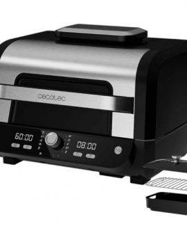 Cecotec Cecofry FireDome 8000 Pro - Freidora de Aire con Grill 8L 1700W Negro/Acero inoxidable