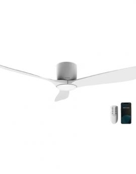 Cecotec EnergySilence Aero 5400 Aqua Connected Ventilador de Techo con Mando y WiFi 40W Blanco