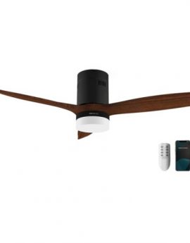 Cecotec EnergySilence Aero 5600 Black Aqua Connected Ventilador de Techo con Luz 40W Negro/Marrón